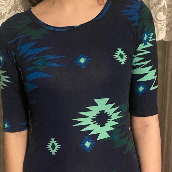 Lula Roe Geometric Pattern Dress - Picture 3 of 9